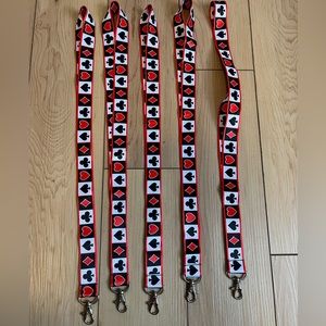 Lot of 5 Card Print Lanyards (See description)